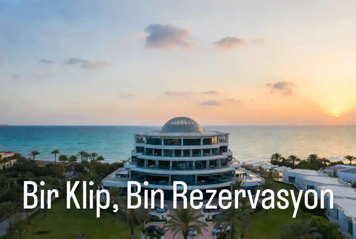 Bir Klip, Bin Rezervasyon: Profesyonel Otel Videoları Satışları Nasıl Artırır?